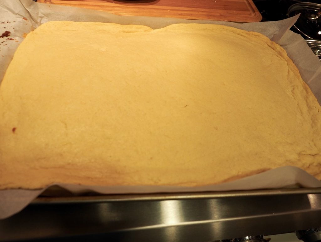 Bake sheet pan of sugar cookie bars
