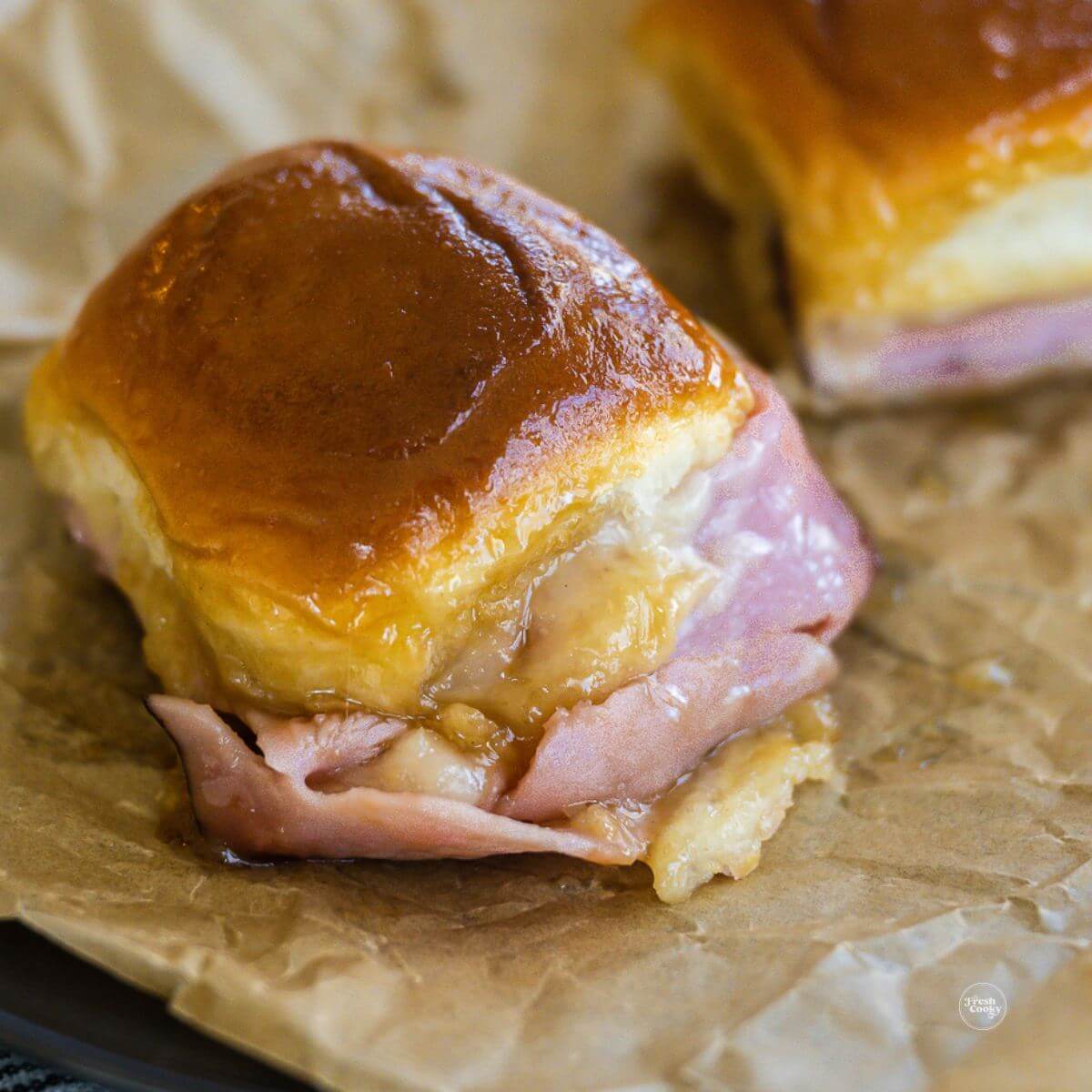 Best Baked Funeral Sandwiches (Ham and Cheese Sliders) • The Fresh