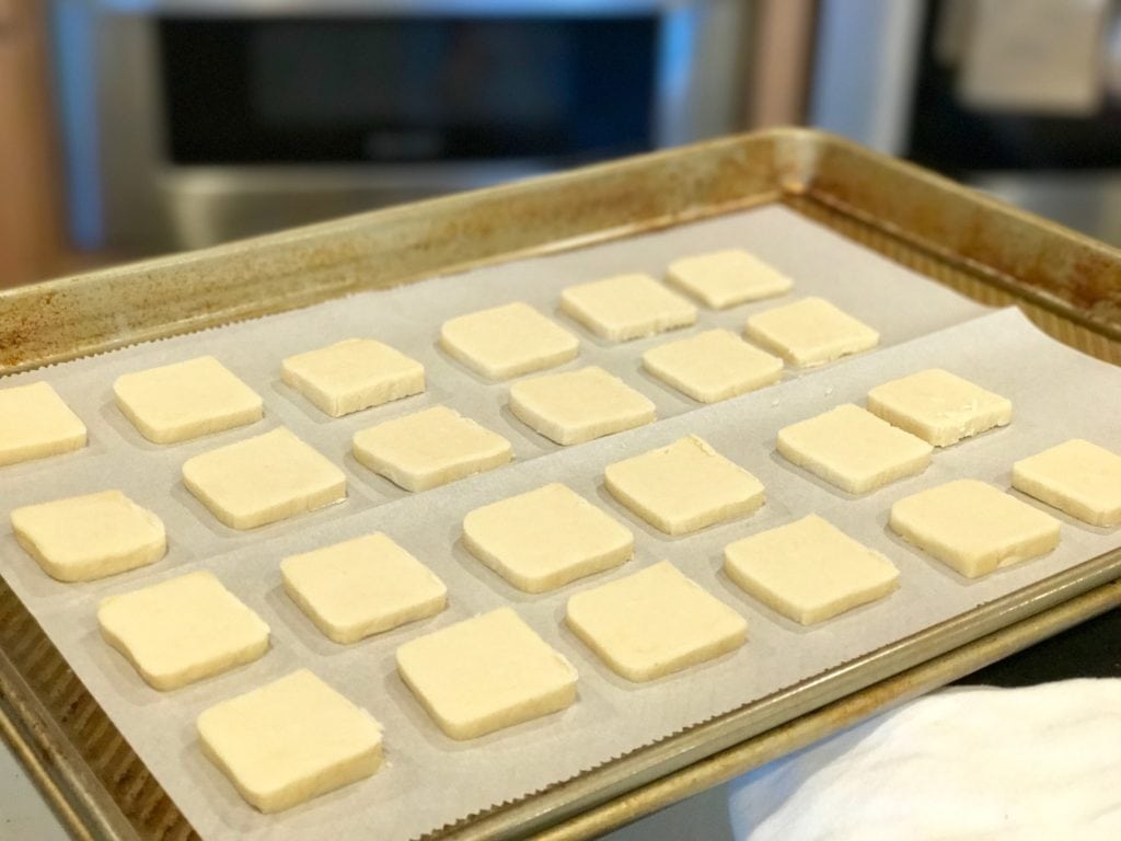 lemon shortbread cookies ready to bake | www.thefreshcooky.com