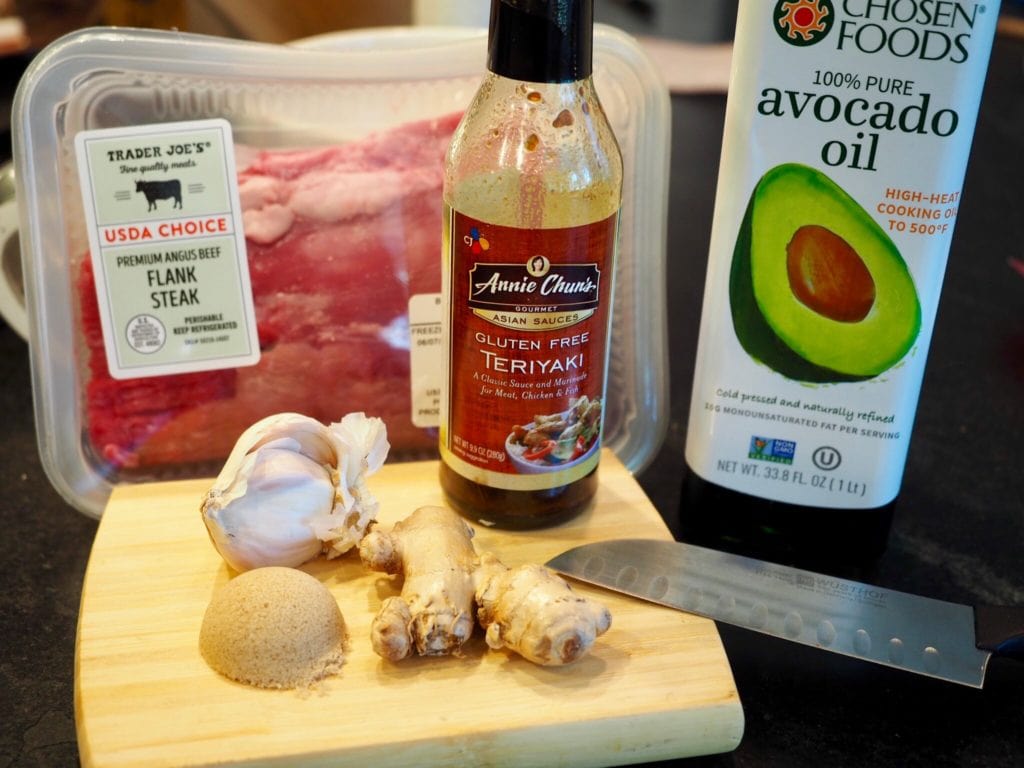 Easy Flank Steak Marinade Ingredients | www.thefreshcooky.com