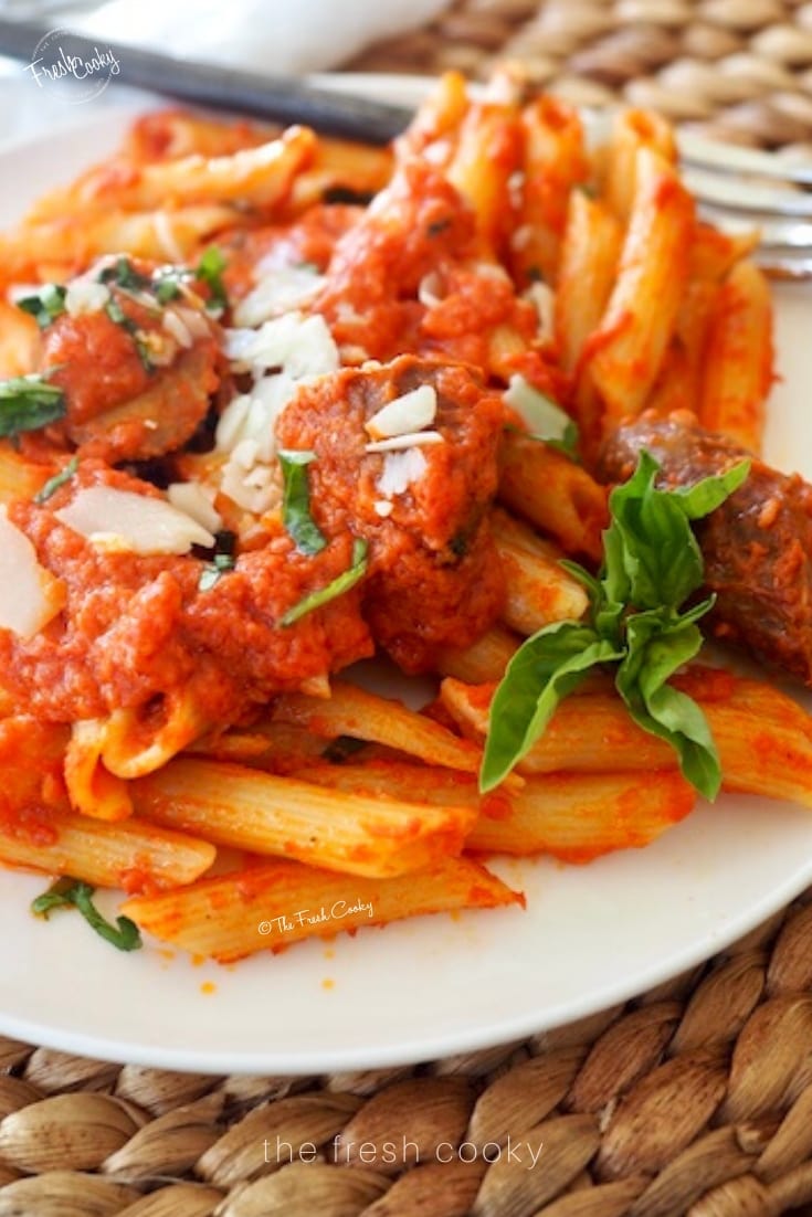Penne alla Vodka | The Best Vodka Sauce Recipe β’ The Fresh Cooky