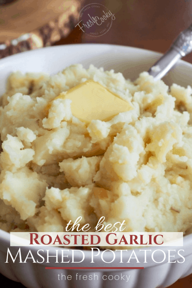 Roasted Garlic Mashed Potatos | www.thefreshcooky.com