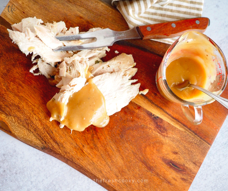 how to make giblet gravy without turkey drippings
