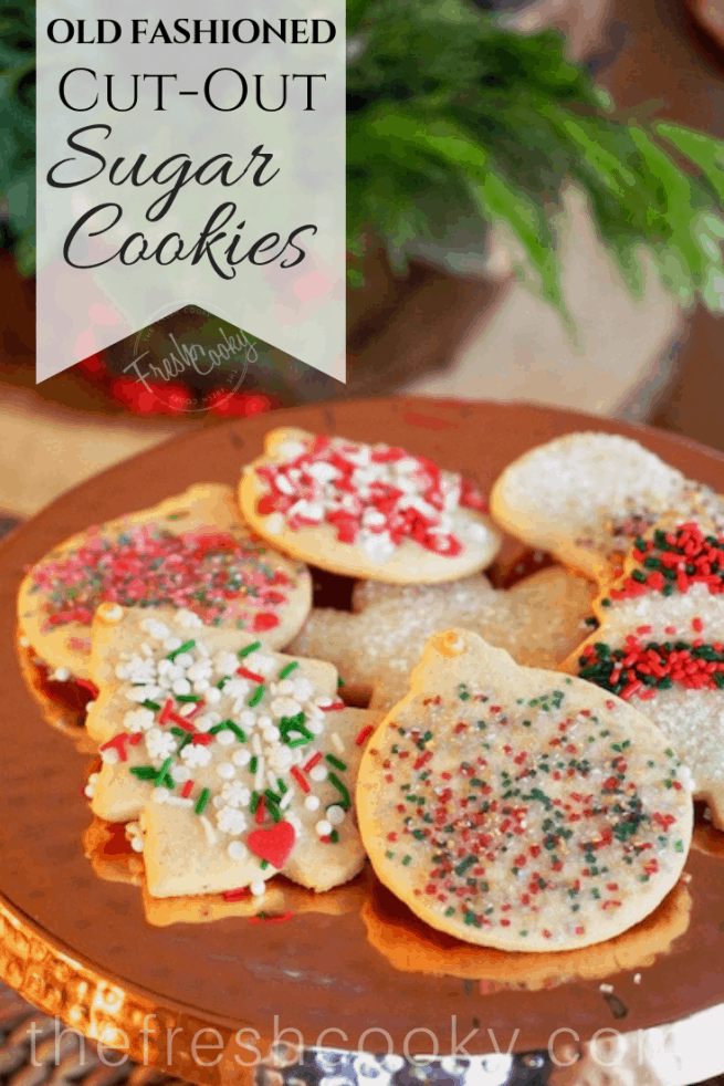 Old Fashioned Cut Out Sugar Cookies | www.thefreshcooky.com
