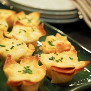 Artichoke Cheese Wontons | www.thefreshcooky.com