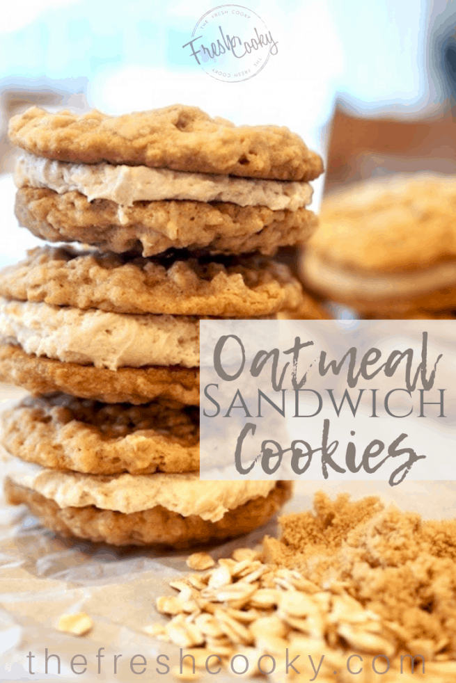 Oatmeal Sandwich Cookies | www.thefreshcooky.com