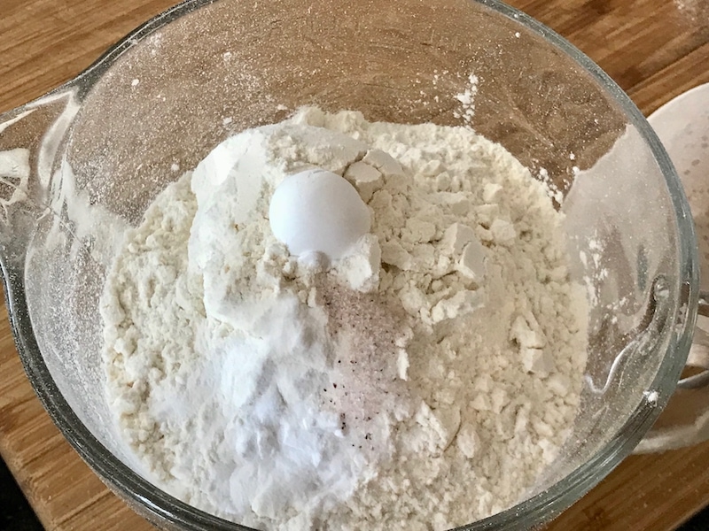 Flour and leavening for cookie cake | www.thefreshcooky.com 