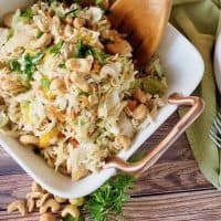 Asian Ramen Noodle Salad | #thefreshcooky #asiansalad #sidesalad #cabbage #ramen #ramensalad #salad #easyrecipe