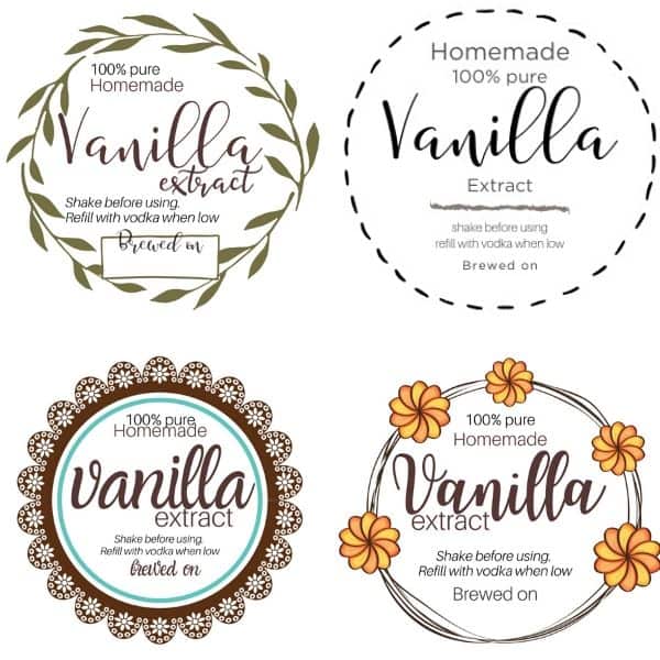 Homemade Vanilla Extract & Free Printable Labels • The Fresh Cooky