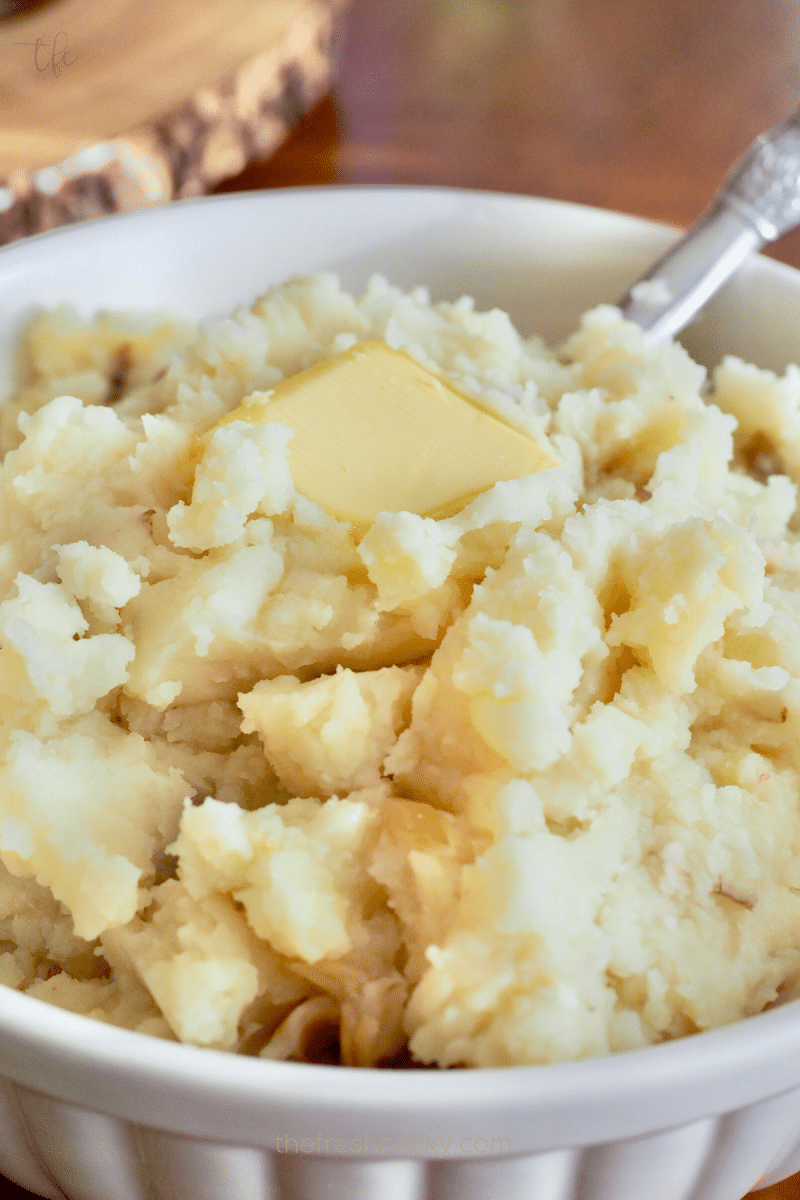 Garlic Mashed potatoes to go with Italian short ribs. 