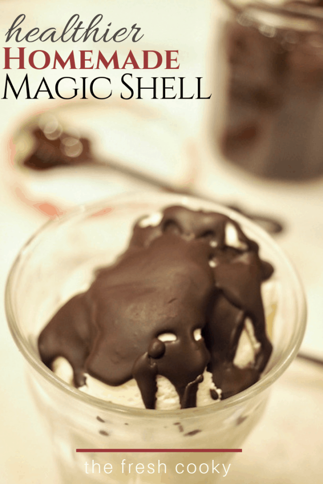 Homemade Magic Shell | www.thefreshcooky.com