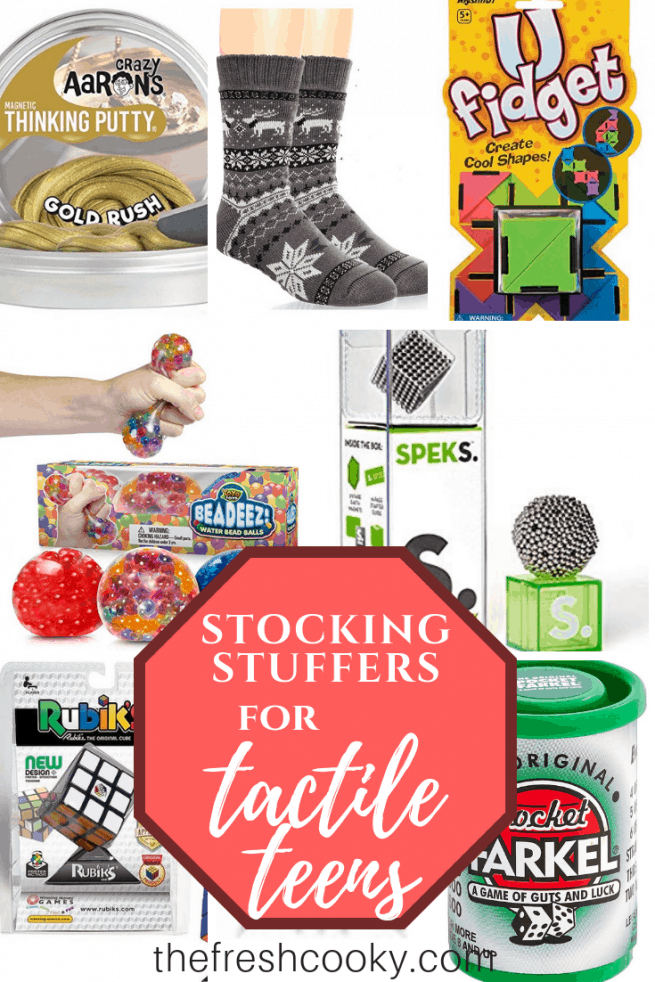 Pin with variety of stocking stuffer ideas for tactile teens. Via @thefreshcooky