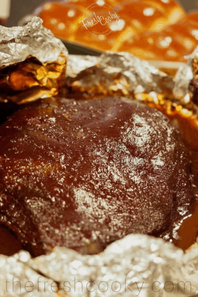 BBQ Beef Brisket in foil packet | www.thefreshcooky.com
