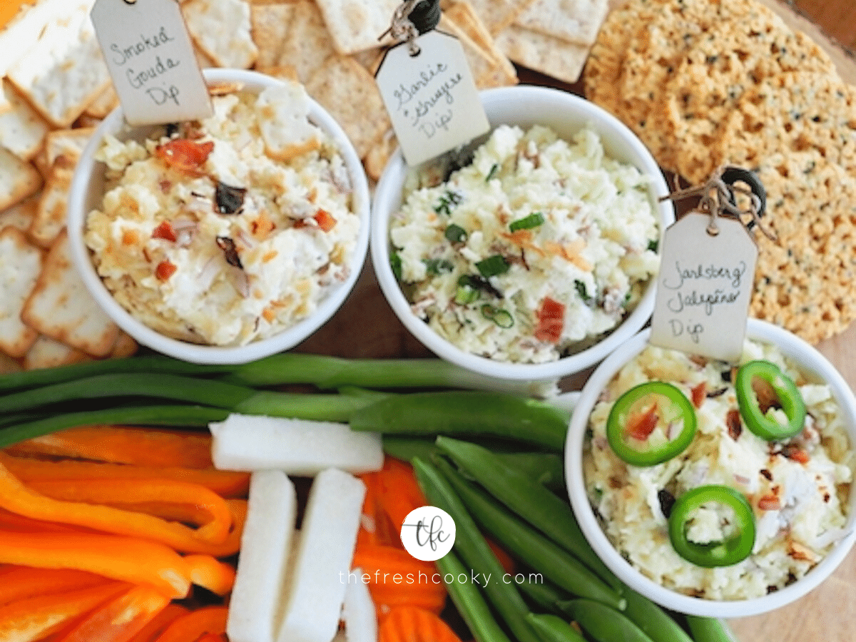 Delicious Cheese Dips (3 Varieties Cold or Hot) • The Fresh Cooky