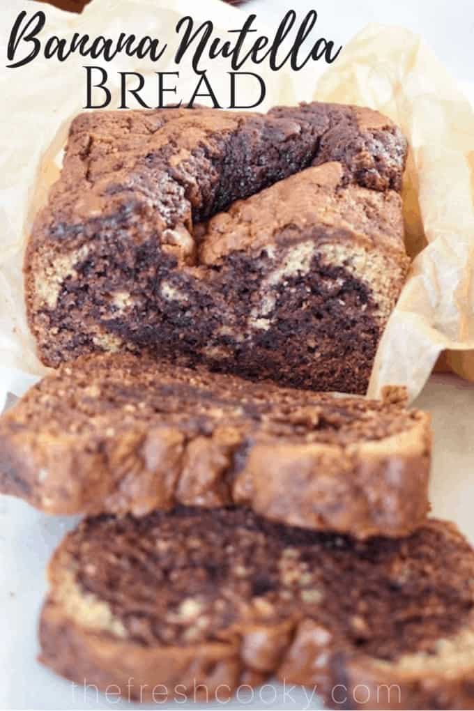 Banana Nutella Bread | www.thefreshcooky.com