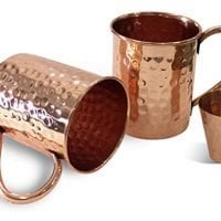 Set of 2 Moscow Mule Copper Mugs
