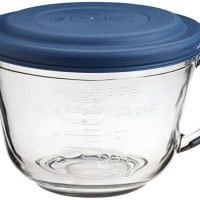Anchor Hocking 2 Quart Glass Batter Bowl With Lid 