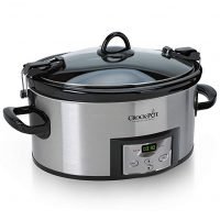Crock-Pot 6-Quart Cook & Carry Programmable Slow Cooker with with Digital Timer.