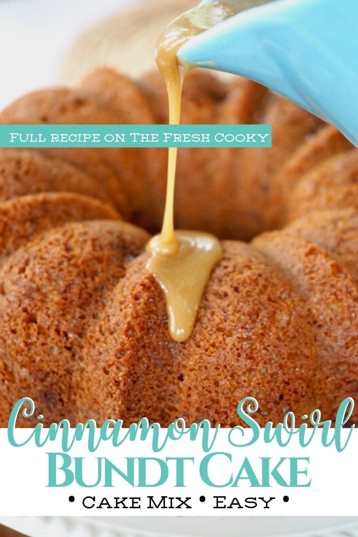 Cinnamon Swirl Bundt Cake - Teak & Thyme