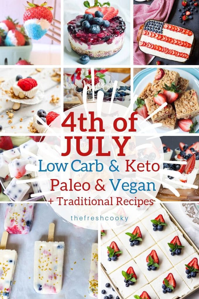4th of July desserts, drinks recipes, to pin.