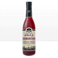 Hella Cocktail Co. | Hibiscus Syrup, 12.5 oz | All Natural Cocktail Syrup made with Real Hibiscus Flower Petals