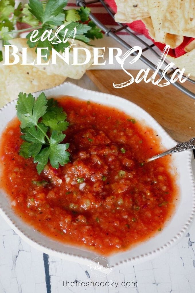 Easy Blender Salsa ⋆ Real Housemoms