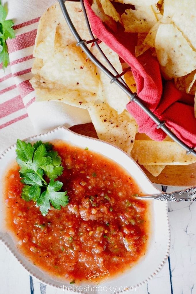 THE BEST EVER RESTAURANT STYLE BLENDER SALSA RECIPE