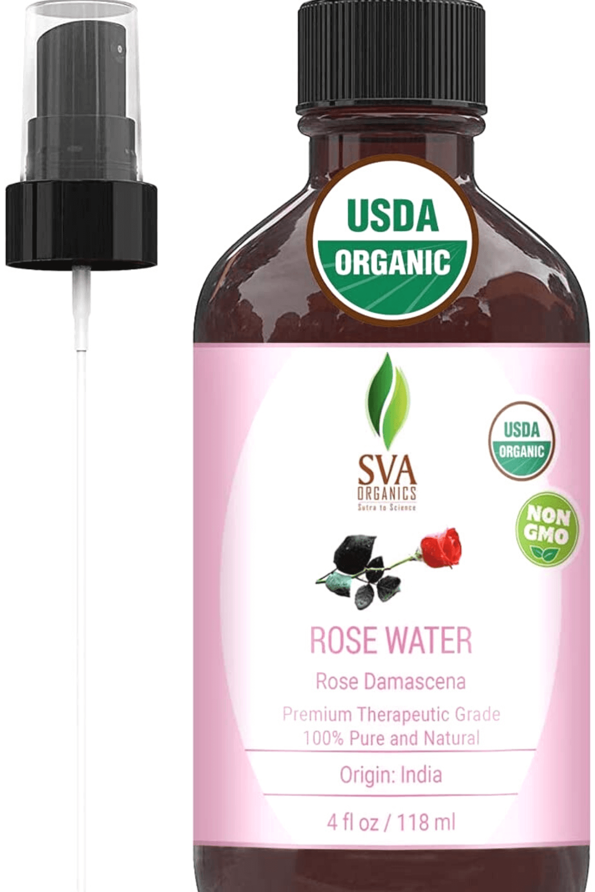Rose water brand used for rose ice cream.
