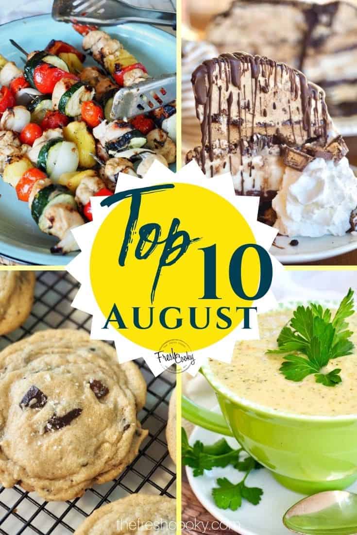 Top Ten Recipes | August