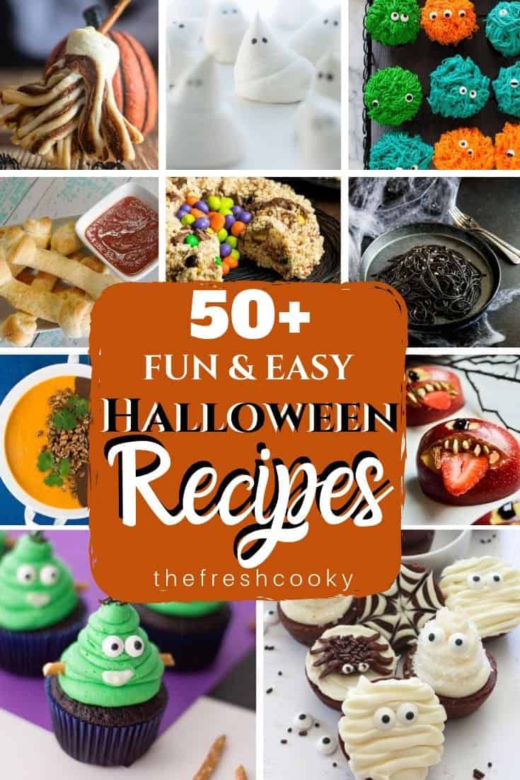 Easy Halloween Recipes {Treats, Meals, Drinks}