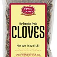 Whole Cloves Bulk 1 Pound Bag - Great for Foods, Tea, Pomander Balls, and even Potpourri - by Spicy World