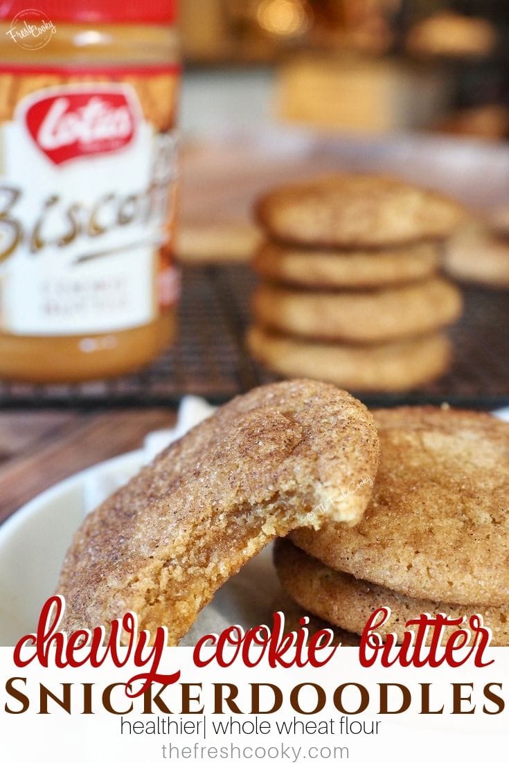 giant bite from cookie butter snickerdoodle | @thefreshcooky