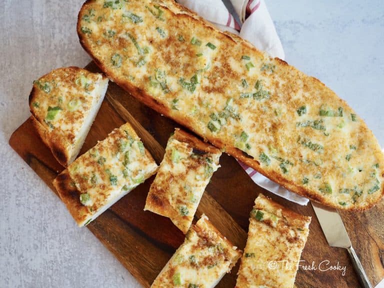 The Best Cheesy Garlic Bread Spread (aka Liz Bread)