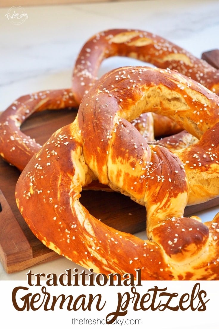 Pin of traditional German Pretzels via @thefreshcooky