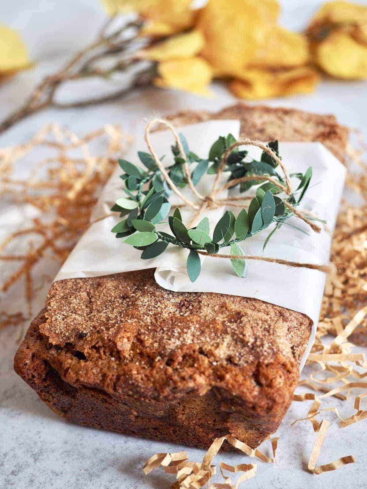 Healthier Snickerdoodle Zucchini Bread • The Fresh Cooky