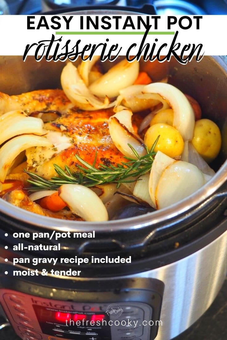Instant Pot Whole Chicken • The Fresh Cooky