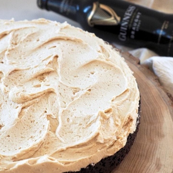 Chocolate Guinness Cake with Irish Buttercream