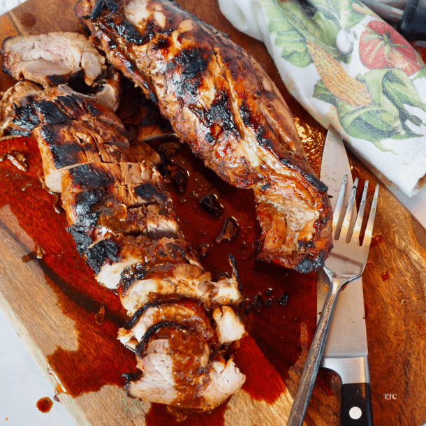 Asian Marinated Grilled Pork Tenderloin Recipe • The Fresh Cooky