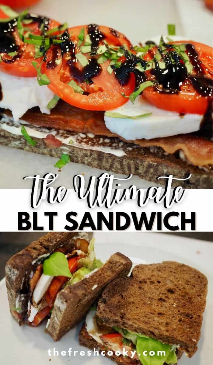 Caprese BLT Sandwich • The Fresh Cooky