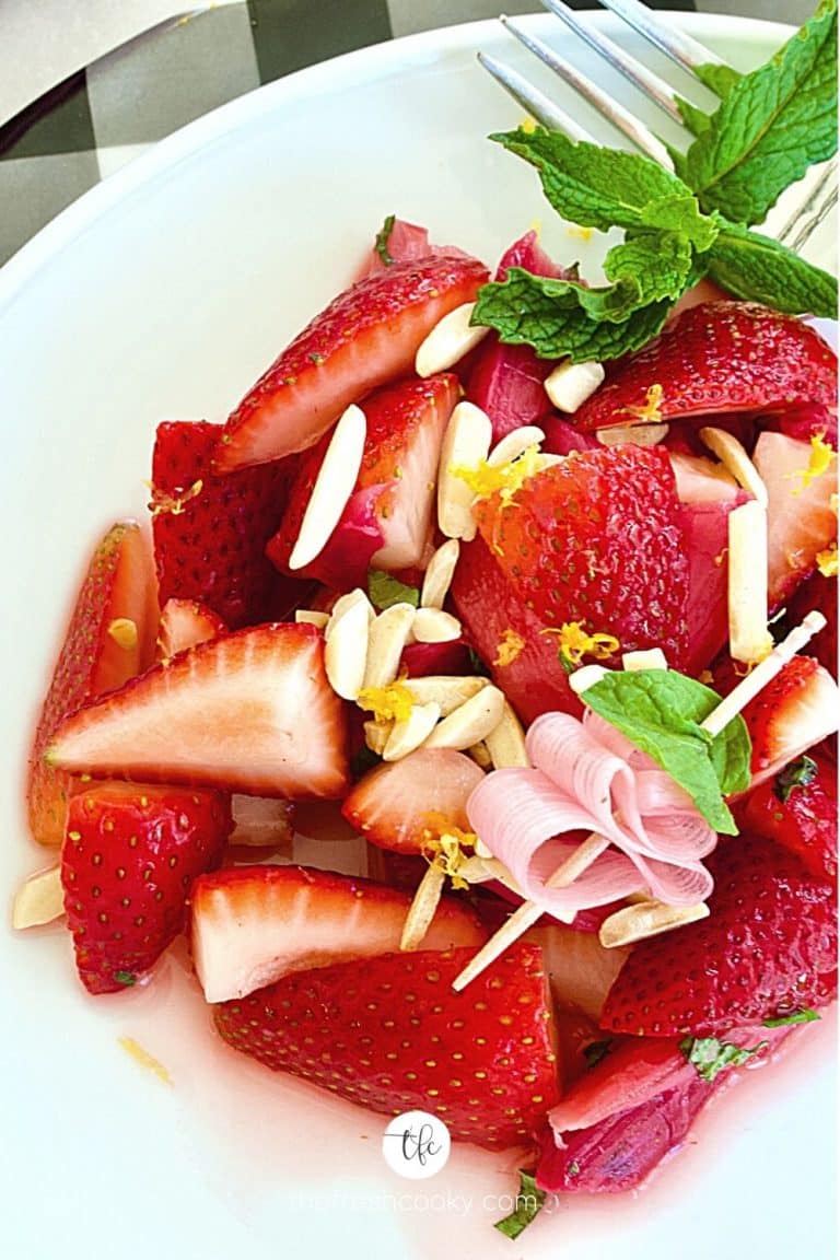 Strawberry Rhubarb Salad