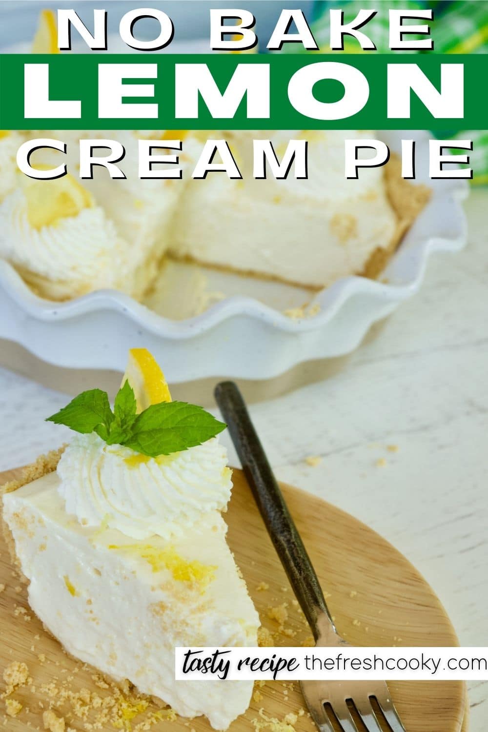 Lemon Cream Cheese Pie (Lemon Icebox Pie Recipe with Condensed milk ...