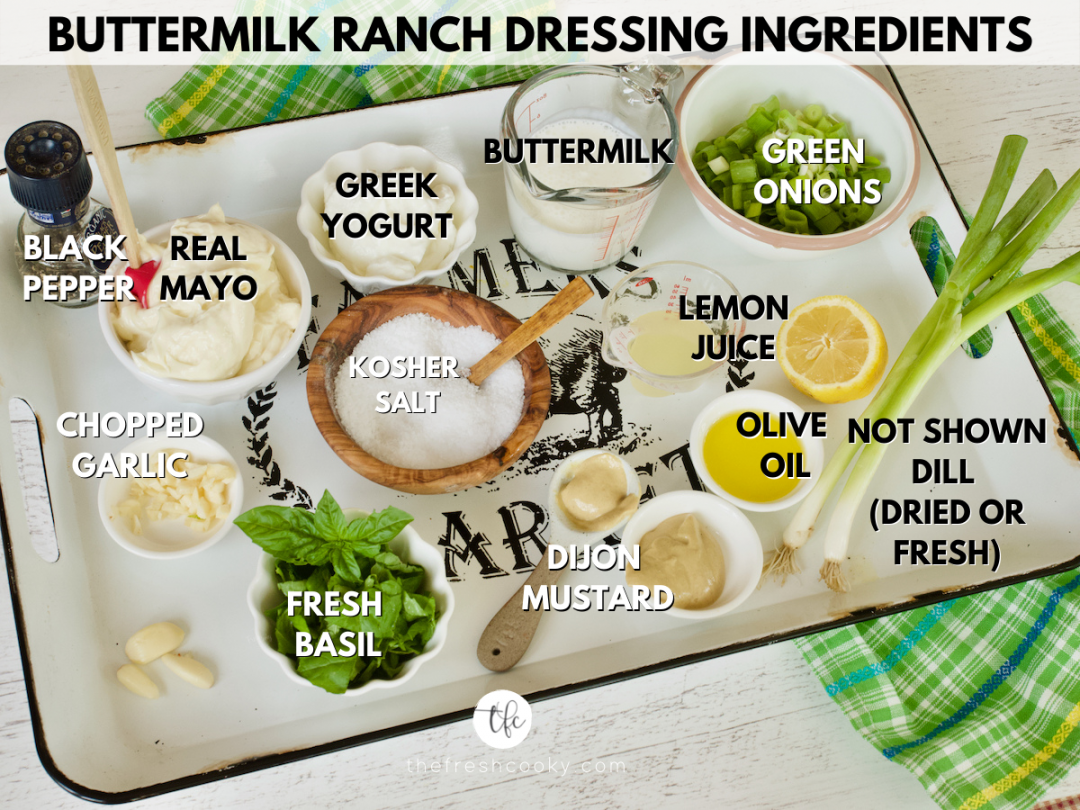 Best Homemade Buttermilk Ranch Dressing • The Fresh Cooky