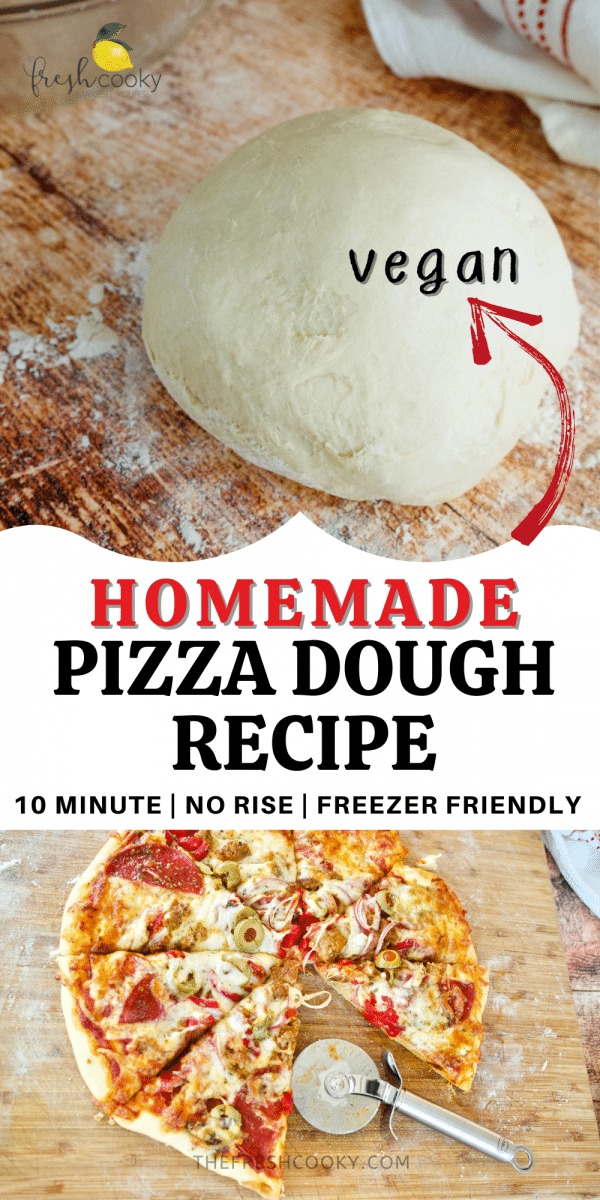 No Rise No Rise Pizza Dough • The Fresh Cooky