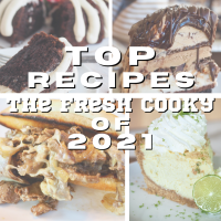Top 10 Recipes for 2021 from The Fresh Cooky, facebook image.