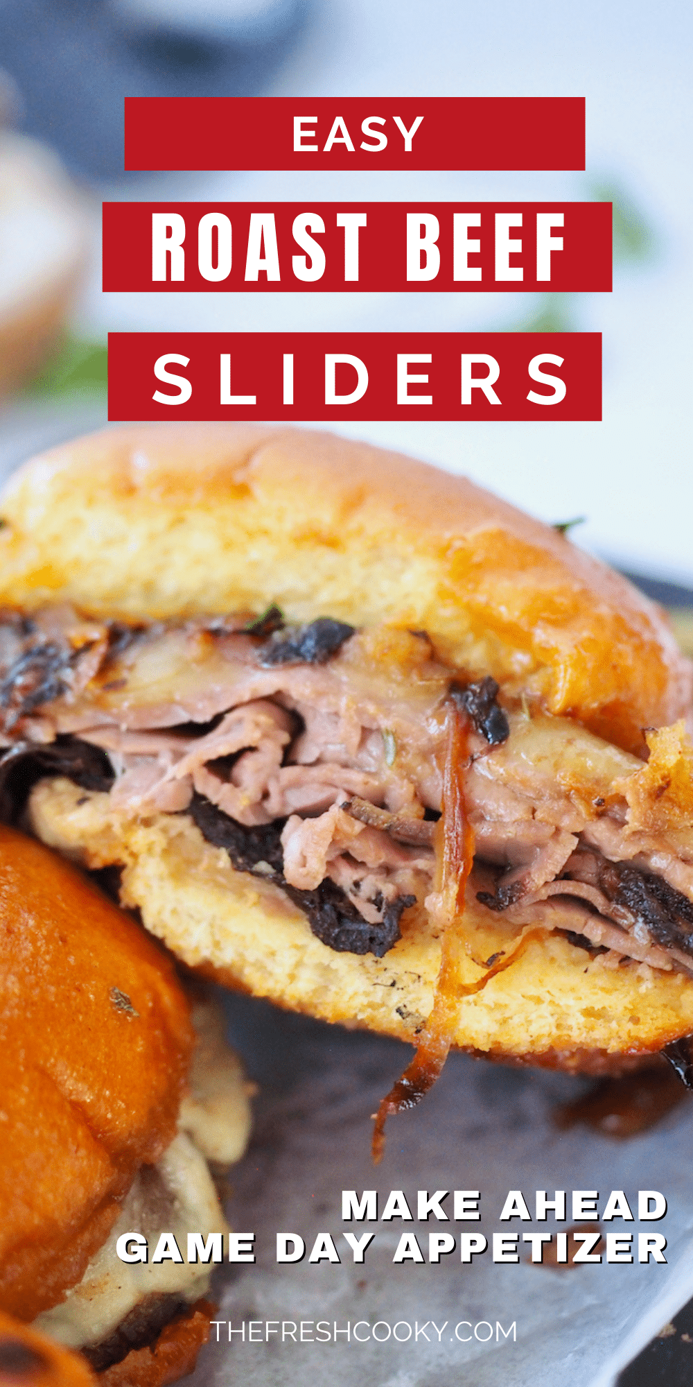 The Best Roast Beef Sliders • The Fresh Cooky