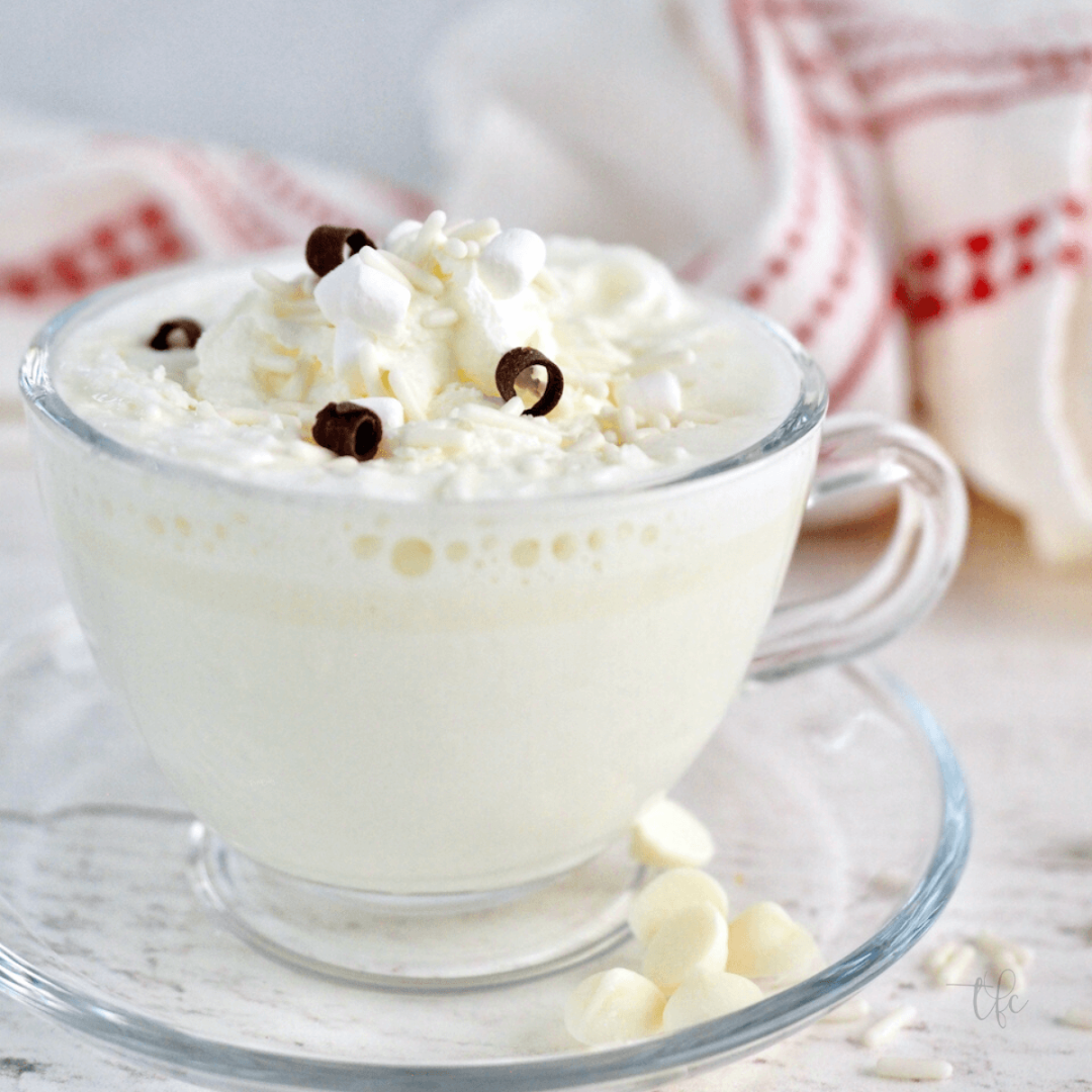 Easy Starbucks White Hot Chocolate Recipe • The Fresh Cooky