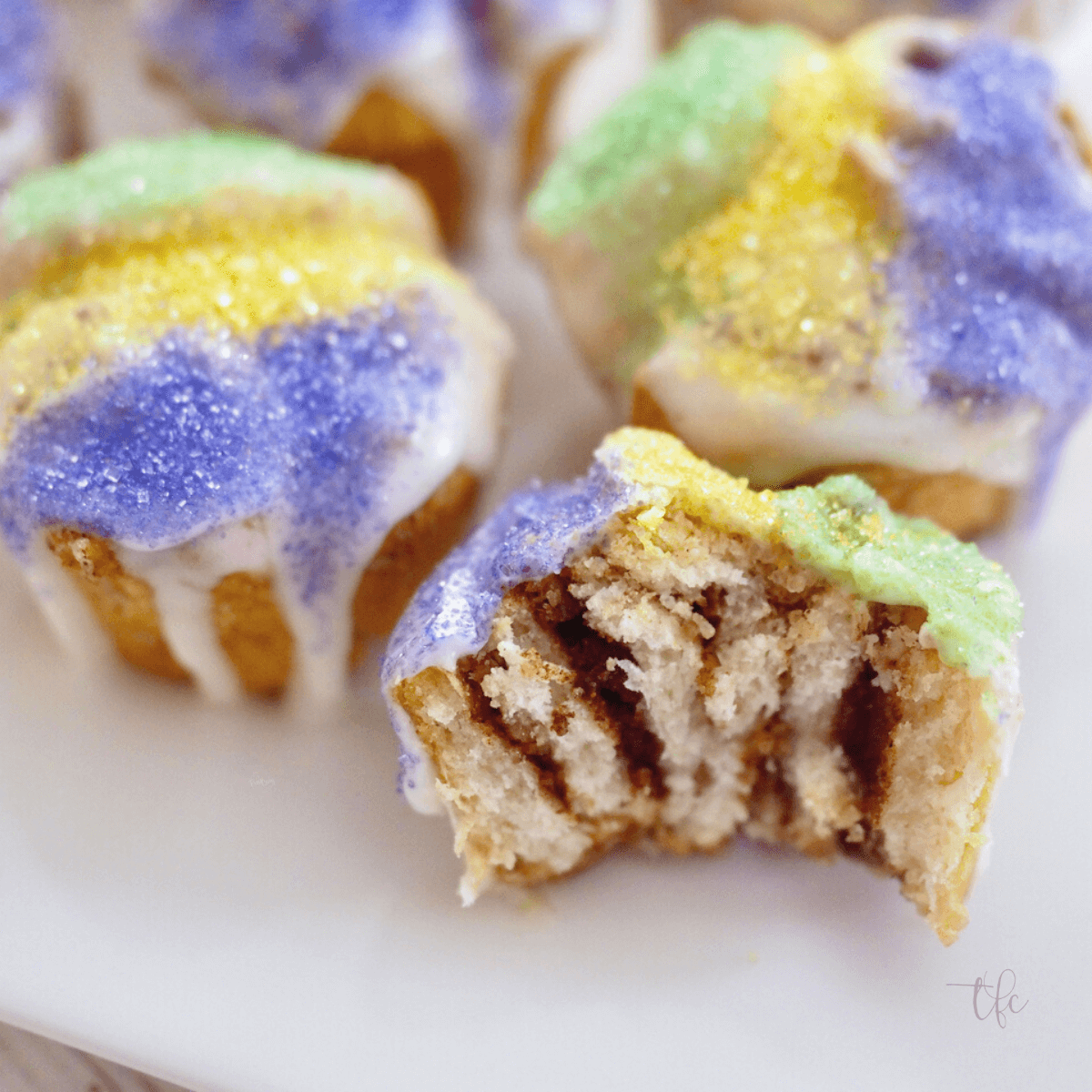 Mini King Cake Cupcakes Recipe