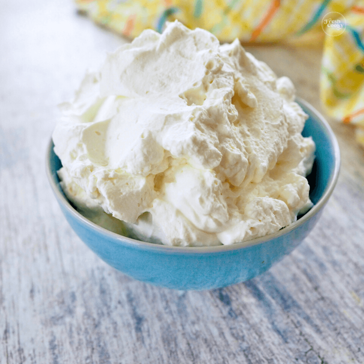 Easy Stabilized Whipped Cream (Cool Whip Substitute) • The Fresh Cooky