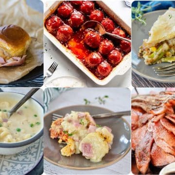 Variety of recipes using leftover ham.