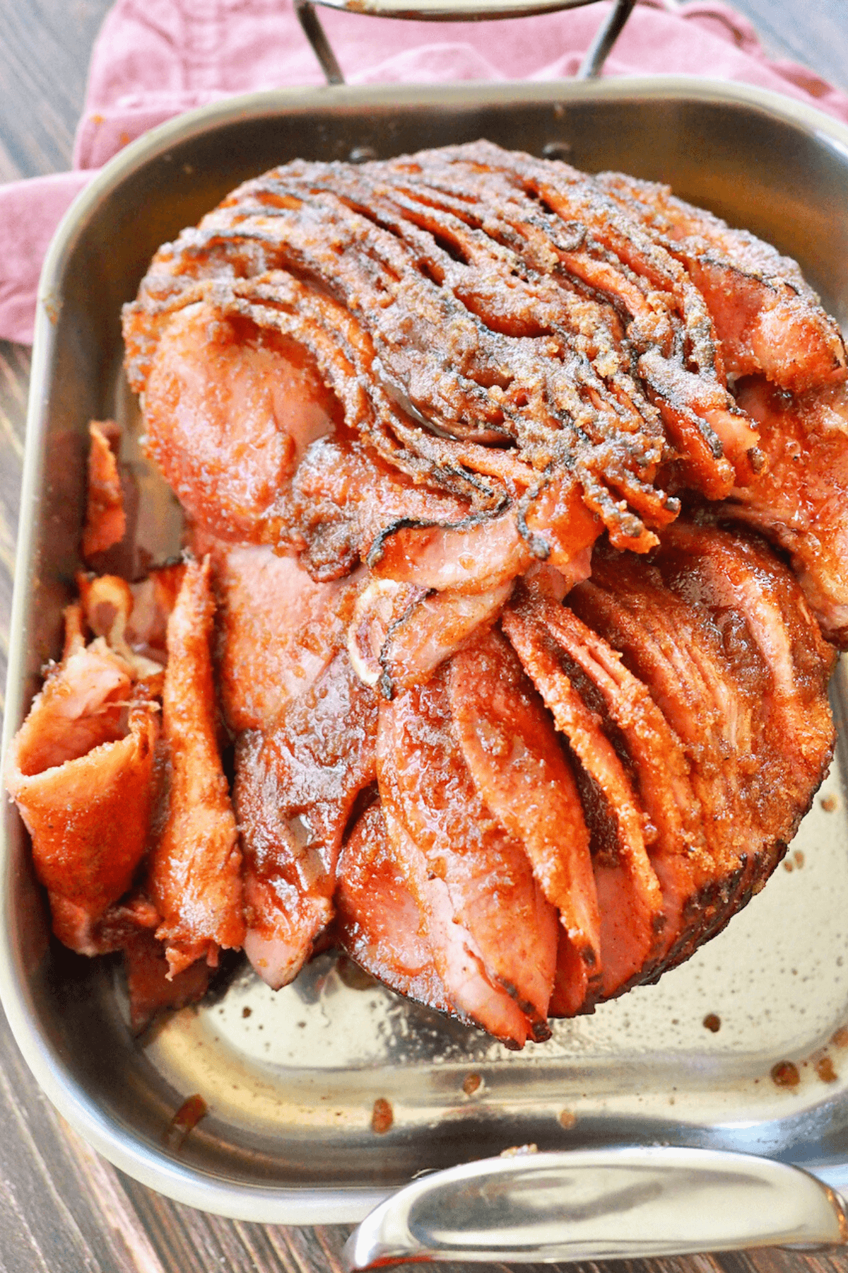 Juicy Spiral Sliced honeybaked ham not dry!